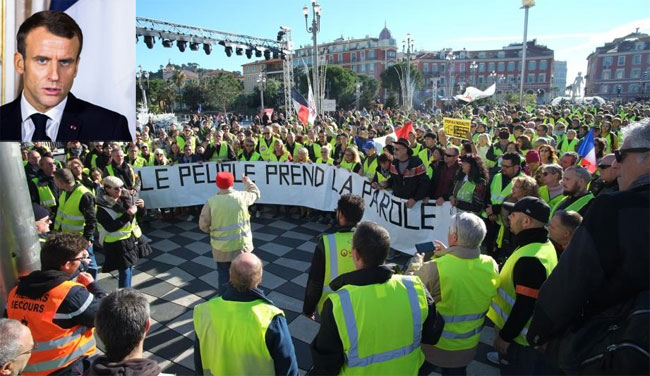 Photo of Macron aux gilets jaunes: « Travaillez, prenez de la peine! »