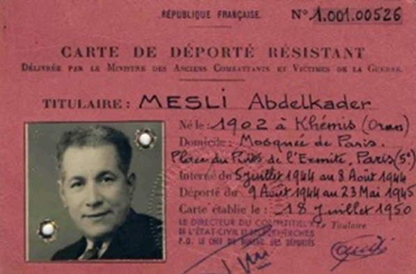 Photo of Abdelkader Mesli , l’imam Algérien qui a sauvé tant de juifs  !
