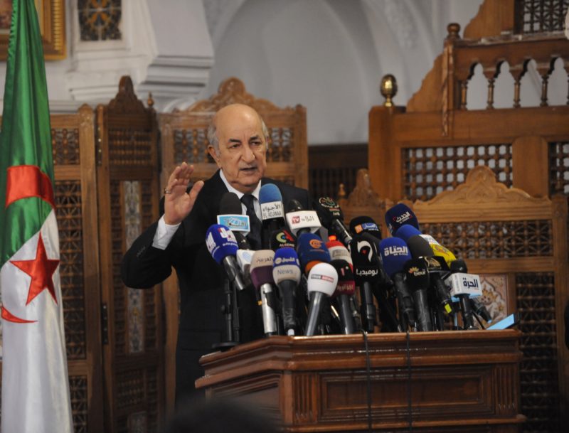 Photo of Abdelmadjid Tebboune nouveau président de l’Algérie .